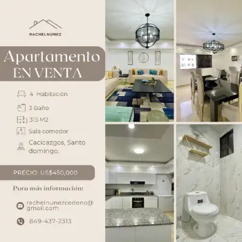 Apartamento de 4 habitaciones en venta