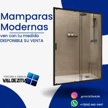 Mamparas modernas