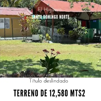 Vendo terreno de 12580mts2 o finquita de 20 tareas en santo domingo no