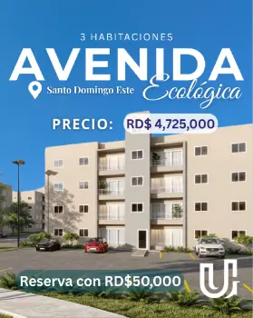 Apartamentos de 3 habitaciones desde rd4725000 en la ecológica