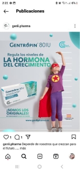 Hormonas de crecimiento 80ui