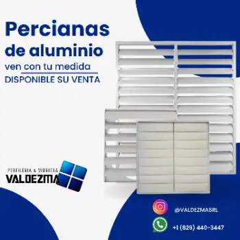 Percianas de aluminio disponible de valdezma