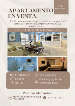 Apartamento de 3 habitaciones en venta en los frailes ii las américas.