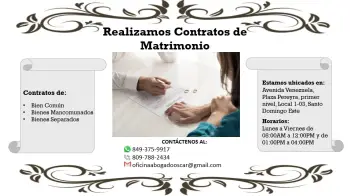 Expertos en contratos de matrimonio