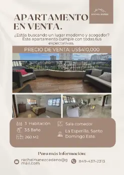 Apartamento en venta en la esperilla.