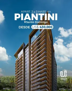 Apartamentos de 2 y 3 habitaciones en piantini