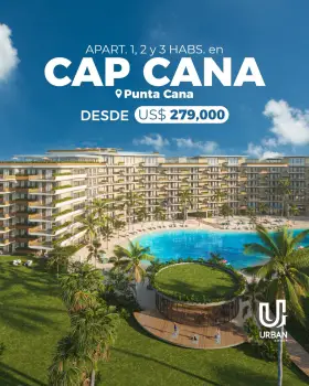 Apartamentos de 1 2 y 3 habitaciones en cap cana