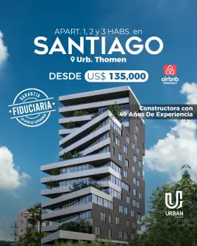 Apartamentos de 1 2 y 3 habitaciones en santiago