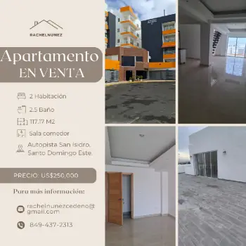 Apartamento en venta en san isidro.