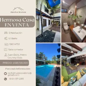 Villa en venta en juan dolio.