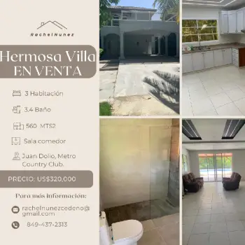 Villa en venta en juan dolio.