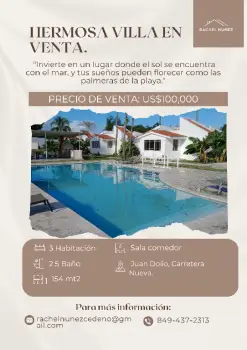 Villa en venta en juan dolio.