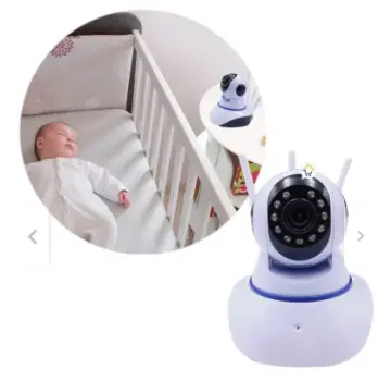 Camara robotica giratoria wifi 2mp hd audio bidireccional