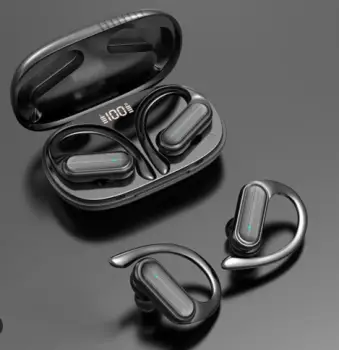 Audifonos deportivos bluetooth con gancho y microfono