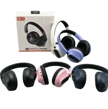 Auriculares bluetooth uid25 con display – color morado
