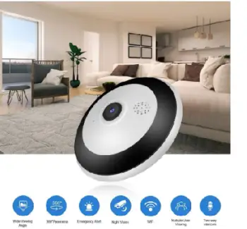 Camara de seguridad panoramica wifi 1080p fhd