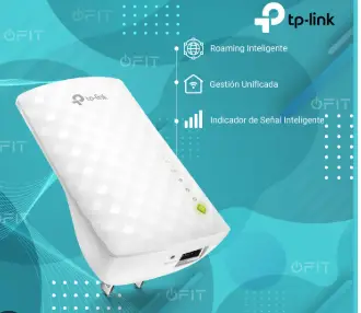 Amplificador repetidor de señal wifi re220 2.4ghz / 5ghz hasta 750 mbp