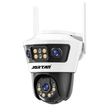 Cámara de seguridad wifi ptz de 3 lentes – visión nocturna full color