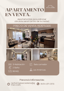 Apartamento en venta en las americas.
