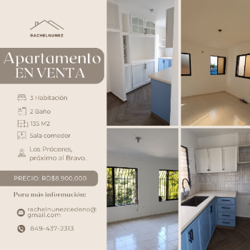 Apartamento en venta en los procedes.