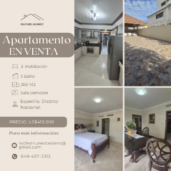 Apartamento en venta en la esperilla.