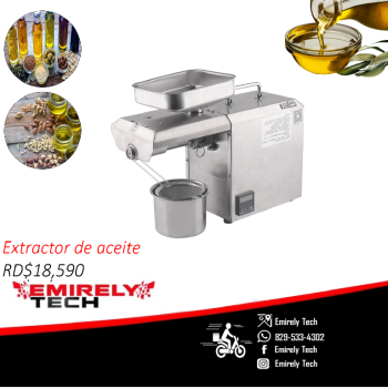 Extractor de aceite prensa de aceite frio y caliente