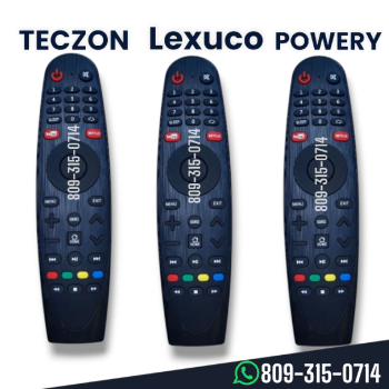 Control para tv smart tv teczon lexuco y powery