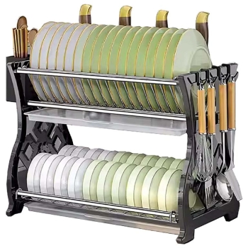 Escurridor de platos de metal