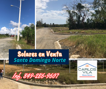 Solares en venta en santo domingo norte