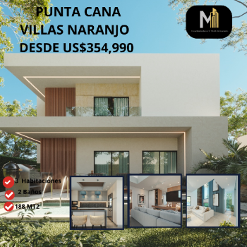 Vendo villas naranjo/ punta cana