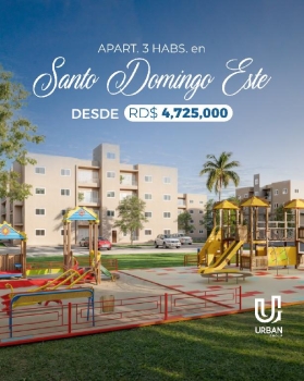 Apartamentos de 3 habitaciones listos para pagarlos como planos