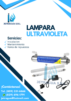 Lampara ultra violeta