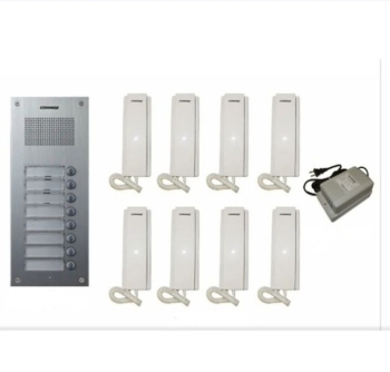 Sistema de intercom commax para 8 apartamentos