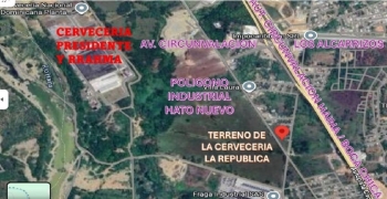 Vendo terreno de 1500 mt2 frente al polgono industrial hato nuevo serv