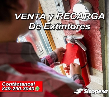 Venta y recarga de extintores
