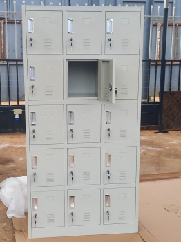 Locker casillero 3 cuerpo 5 puertas 15 puertas
