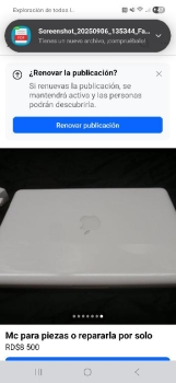 Mac parabpiezas o reparación   en puerto plata