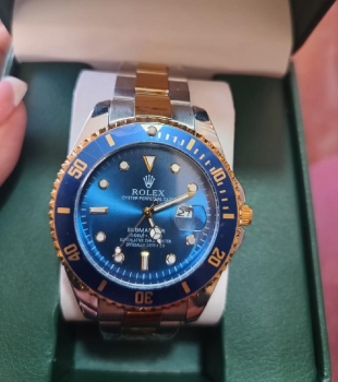 Reloj  de hombre simula automático ac/inox resistente al agua