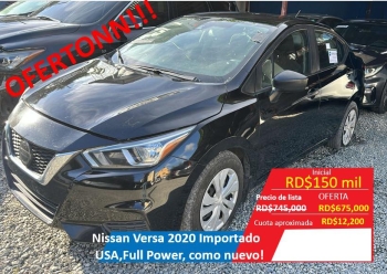Nissan versa 2020