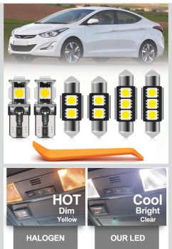 Bombillas led interior hyundai elantra/avante
