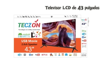 Television de 43 pulgadas teczon