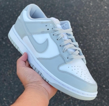 Tenis sneakers nike dunk low grey fog original