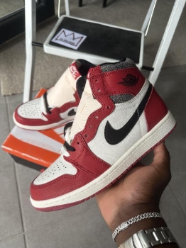 Tenis nike air jordan retro 1 lost  found chicago reimagined originale