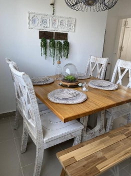 Comedor en roble estilo vintage