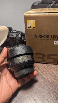 Nikon 35mm f/1.8g dx – excelente estado con caja