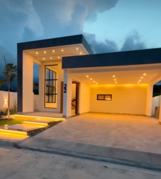 ???? venta de casa en proyecto cerrado – estilo miami gurabo al medio