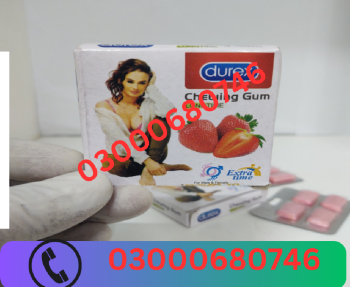 Durex chewing gum long time for male  female price in sialkot 03000680