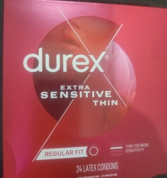 Caja de condones durex extra sensitivos 24 unid