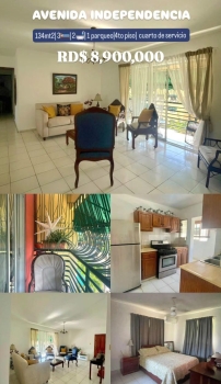 Apartamento en venta en la av. independencia.