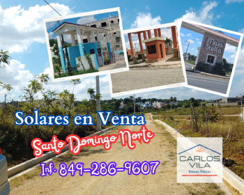 Solares en venta en villa mella santo domingo norte